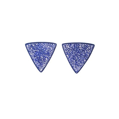 LimeLight by Katerina Sfinari polymer clay blue earrings