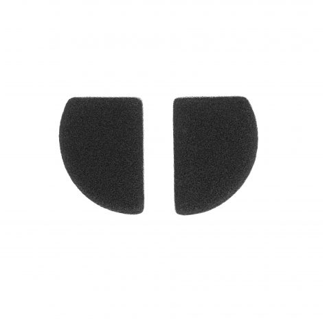 black polymer clay geometrical earrings